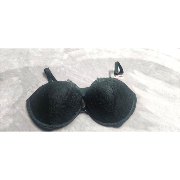 Victoria's Secret 40D Botanical Green Very Sexy Rose Lace Push Up Bra NWT - Picture 1 of 4